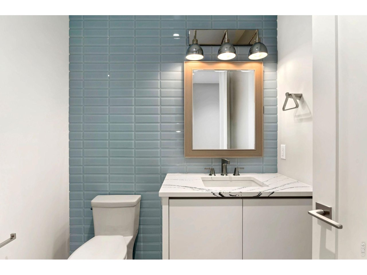 Stylish half bath