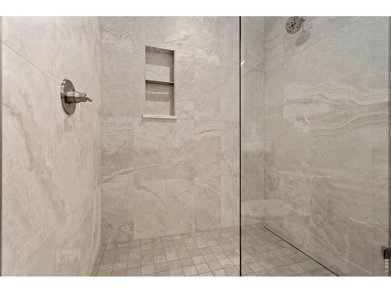 Bedroom 2 ceiling to floor custom tile shower