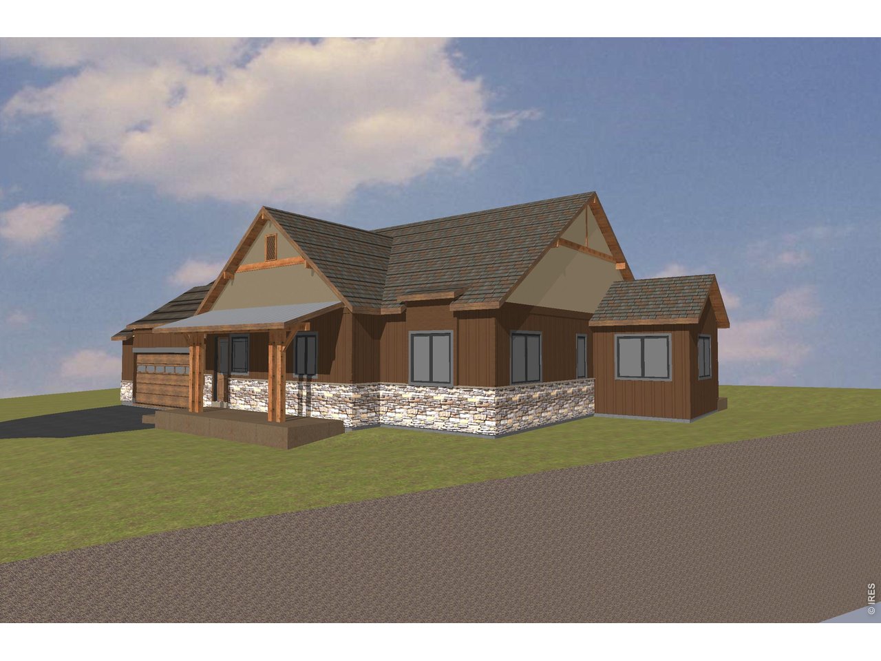 Front exterior rendering