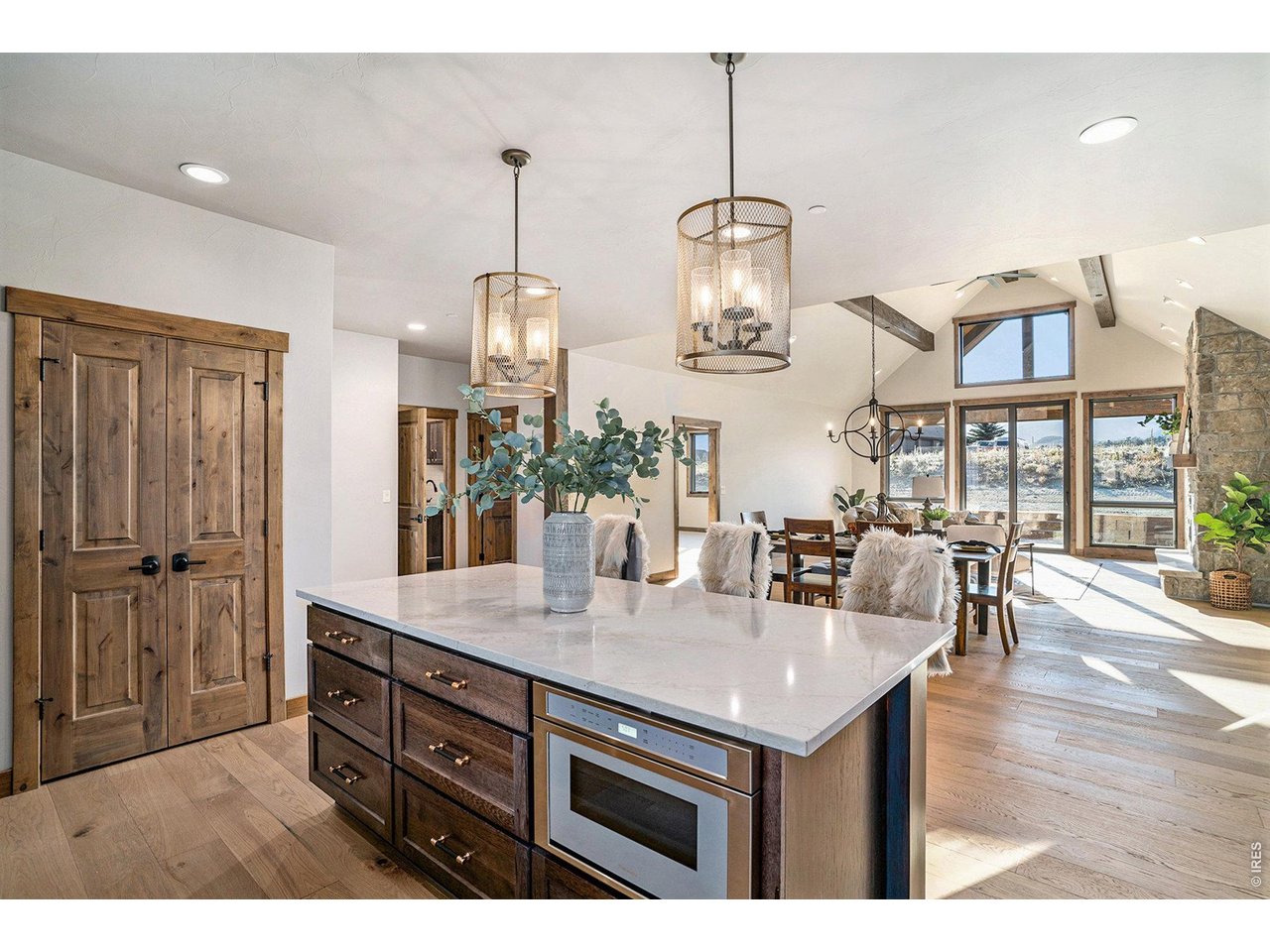 Open concept living space