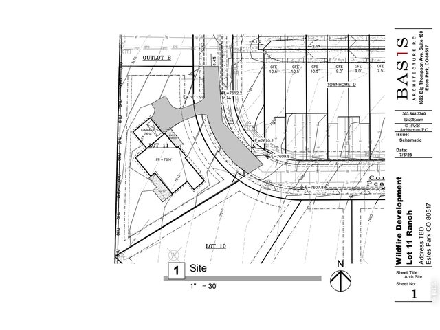 Property Photo 6 Positioning of the home on the .43 acre lot.
