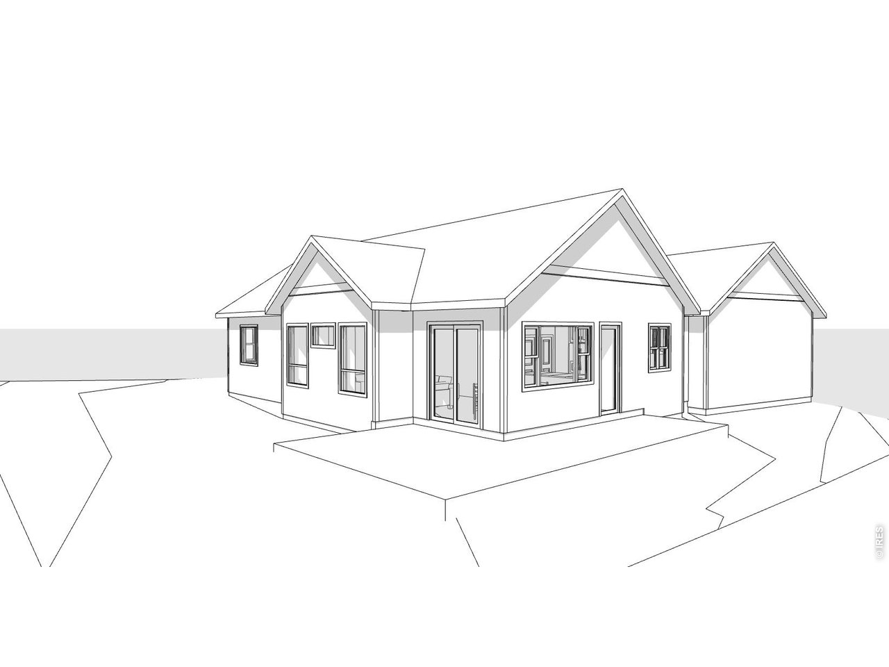 Back patio rendering