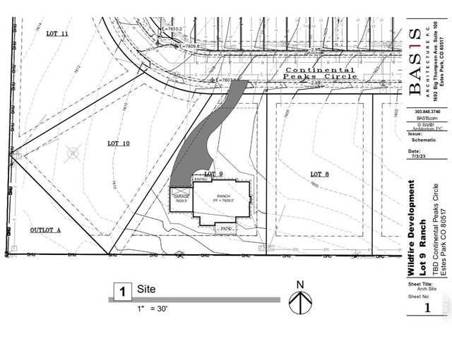 Property Photo 8 Position of the home on the lot.