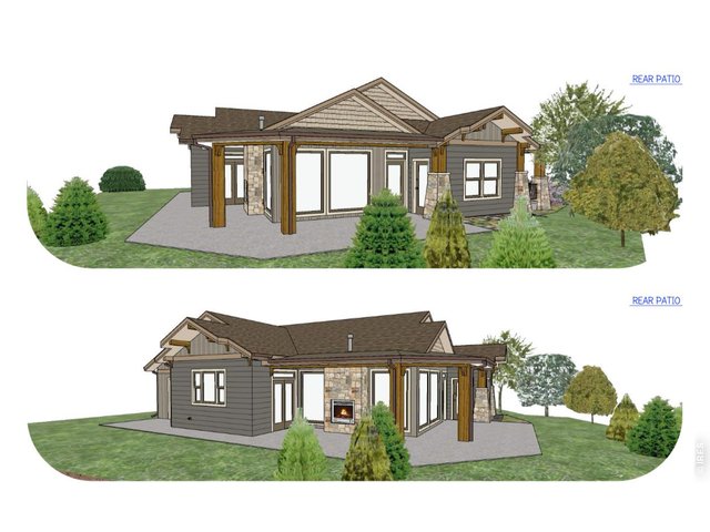 Property Photo 2 Hardy siding, timber and stone accents, main level living, large backyard patio