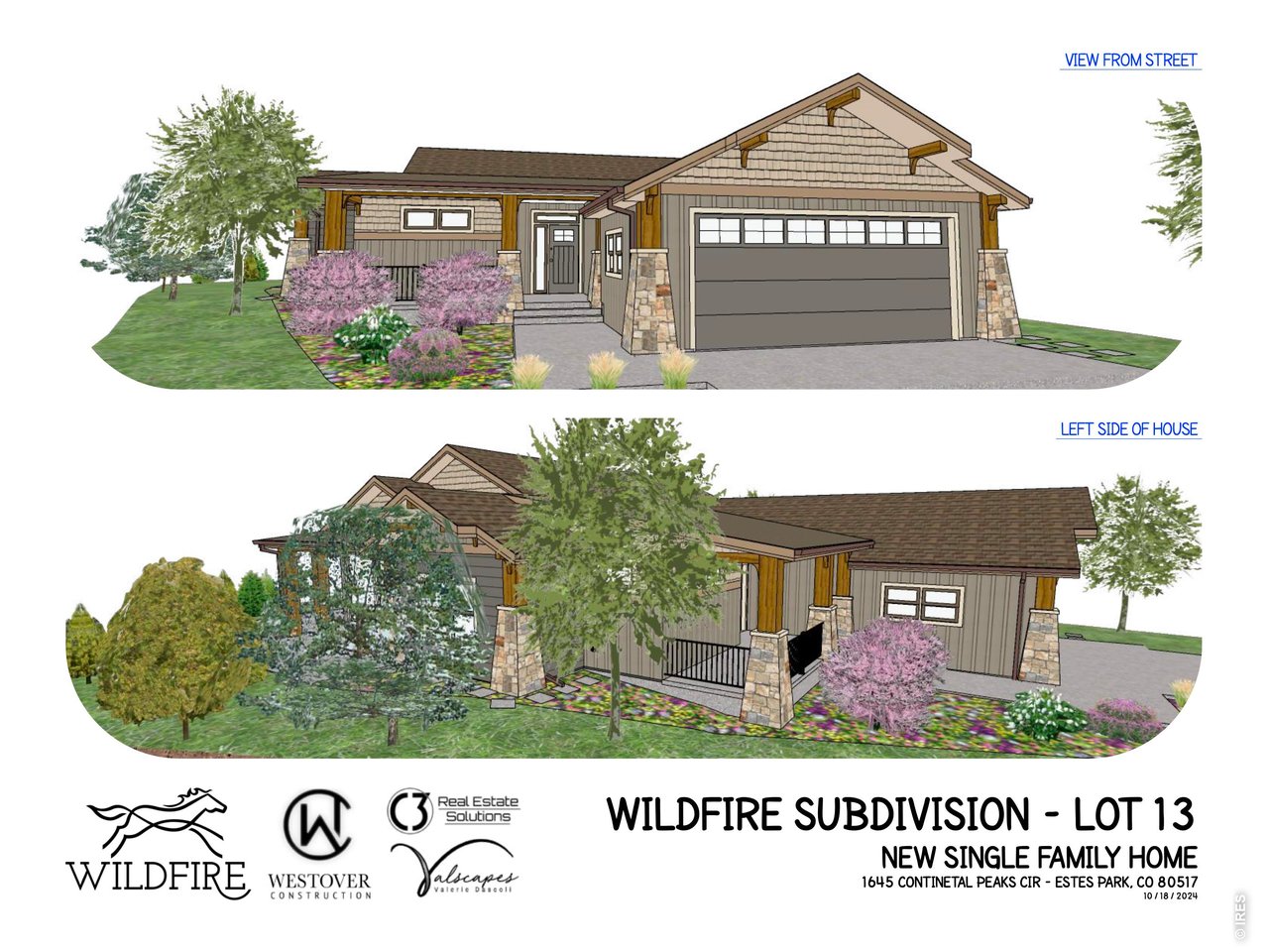 Front exterior renderings