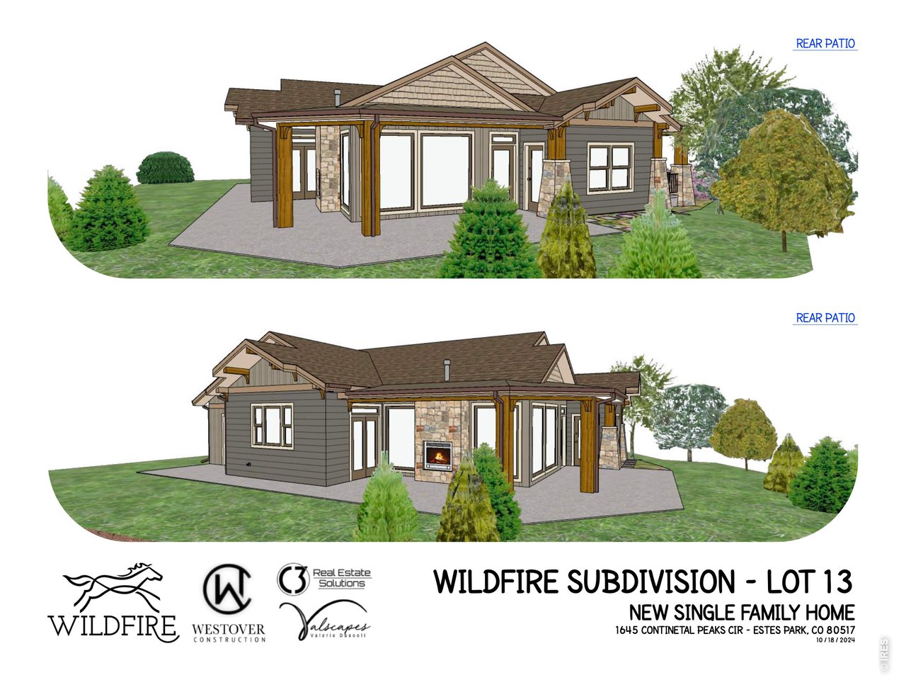 Rear exterior renderings