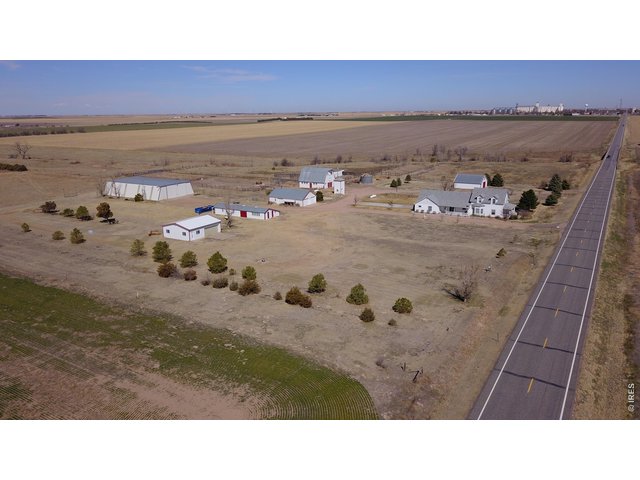 Property Photo 29 Aerial looking north with the town of Haxtun in the distance. 