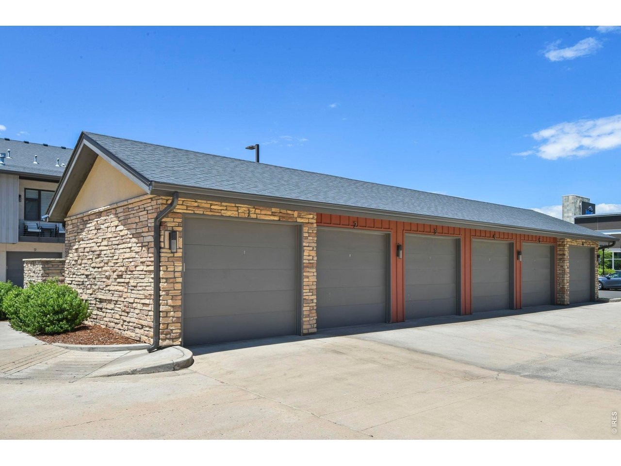 Garage Unit 2 located just west of the residence