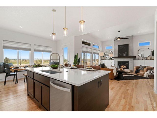 Property Photo 13 Large Center Island with Slab Quartz Counters!