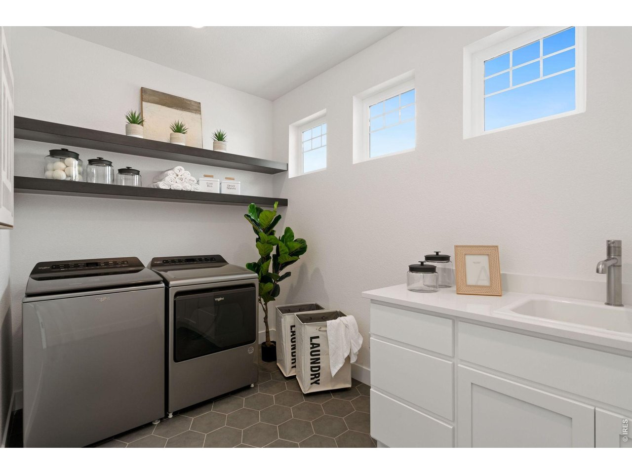 Upstairs Laundry with Washer and Dryer!