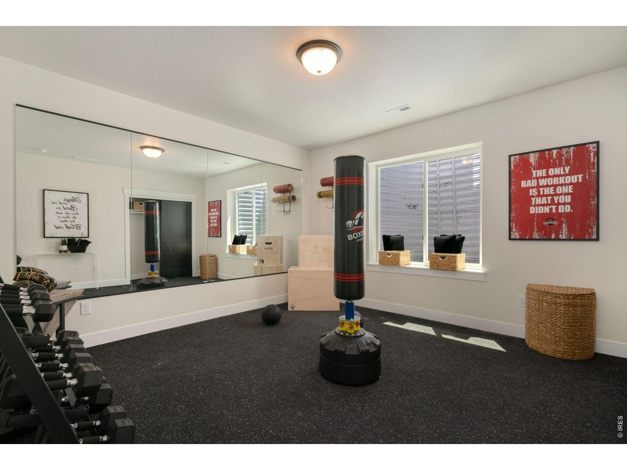 Bedroom #5 equipped as a gym