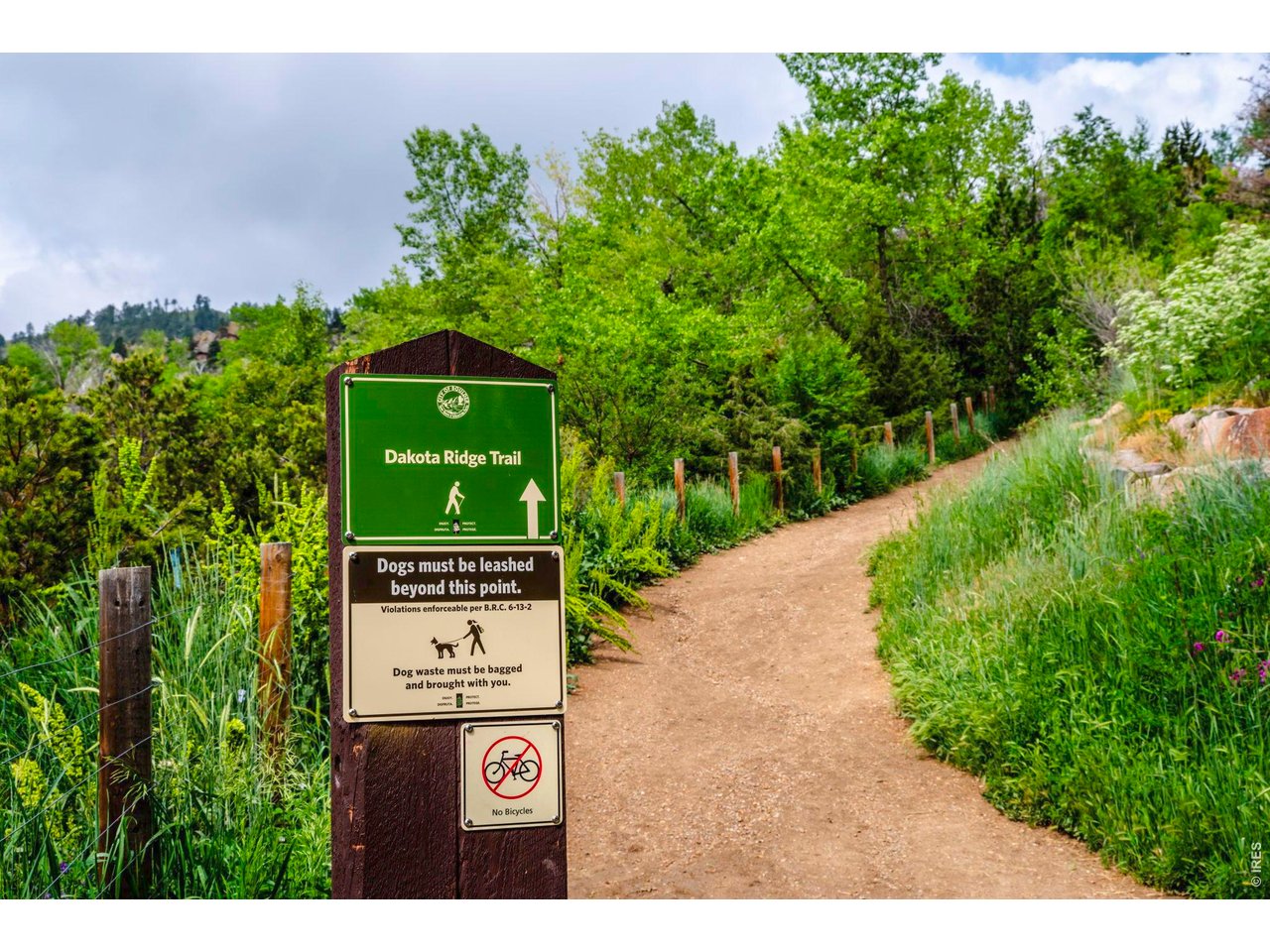A few hundred feet to the trailhead