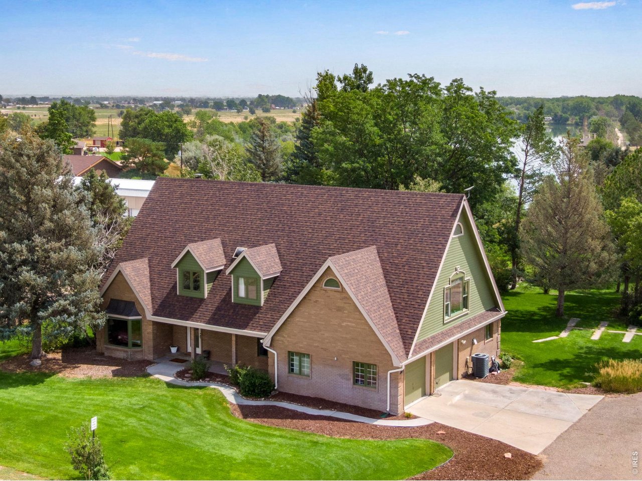 Zoning = The home is SFR. The land around the lake and the lake itself is Commercial. 
