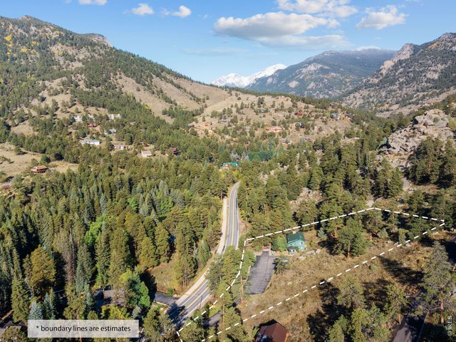 Property Photo 16 Across from the Hike & Bike Trail into RMNP to the west and downtown Estes to the east
