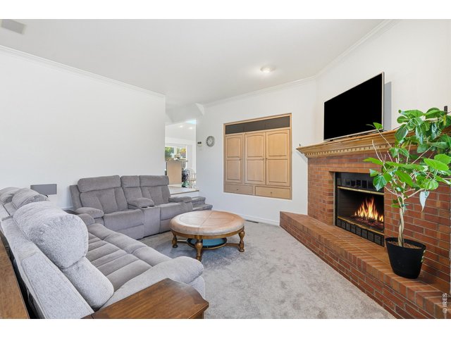 Property Photo 6 Family room with fireplace.