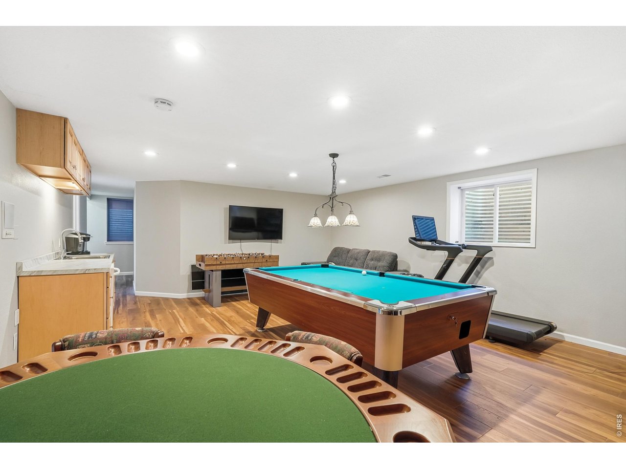 Lots of space in this newly renovated basement. 