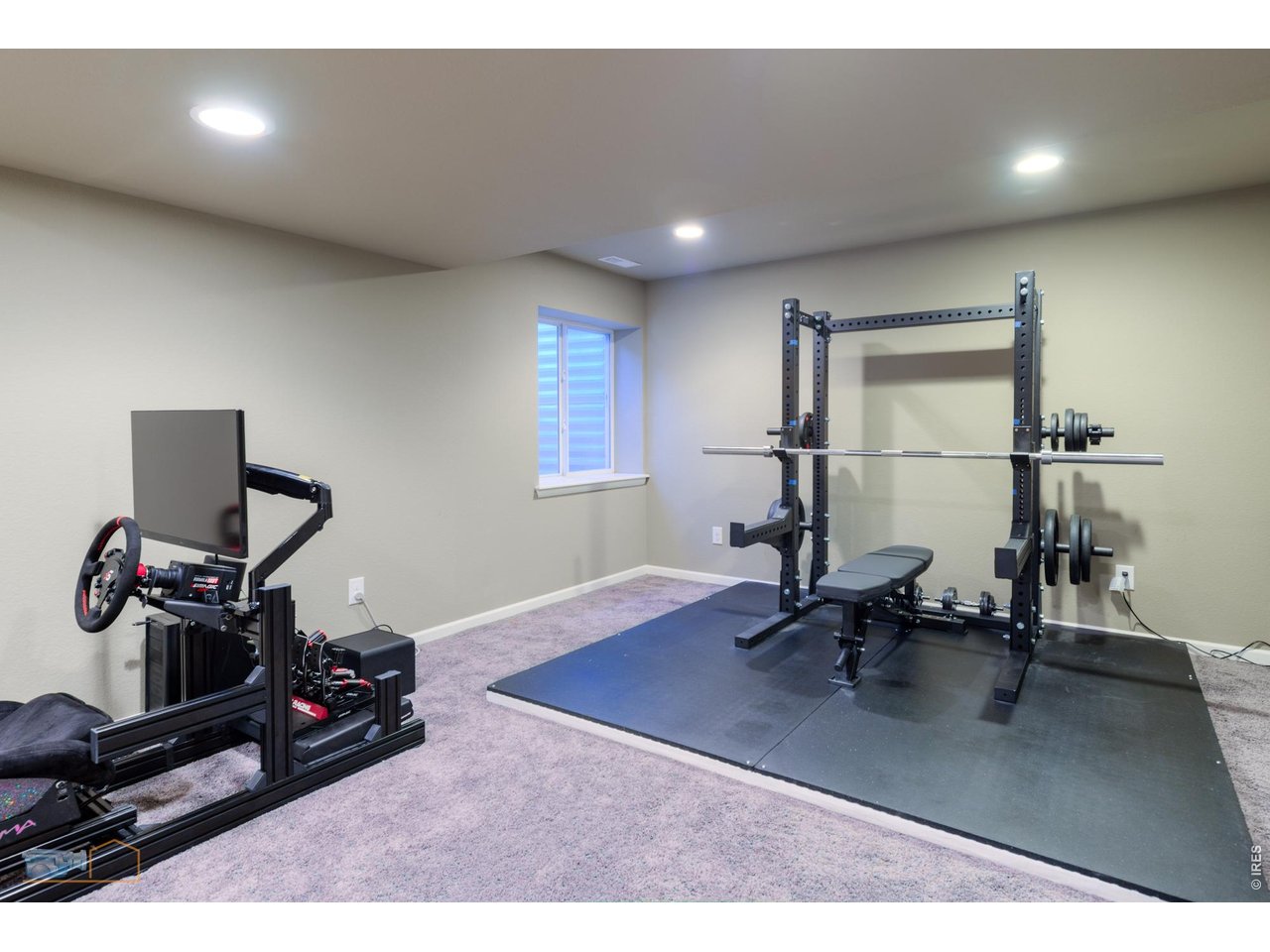Exercise Room In Finished Basement