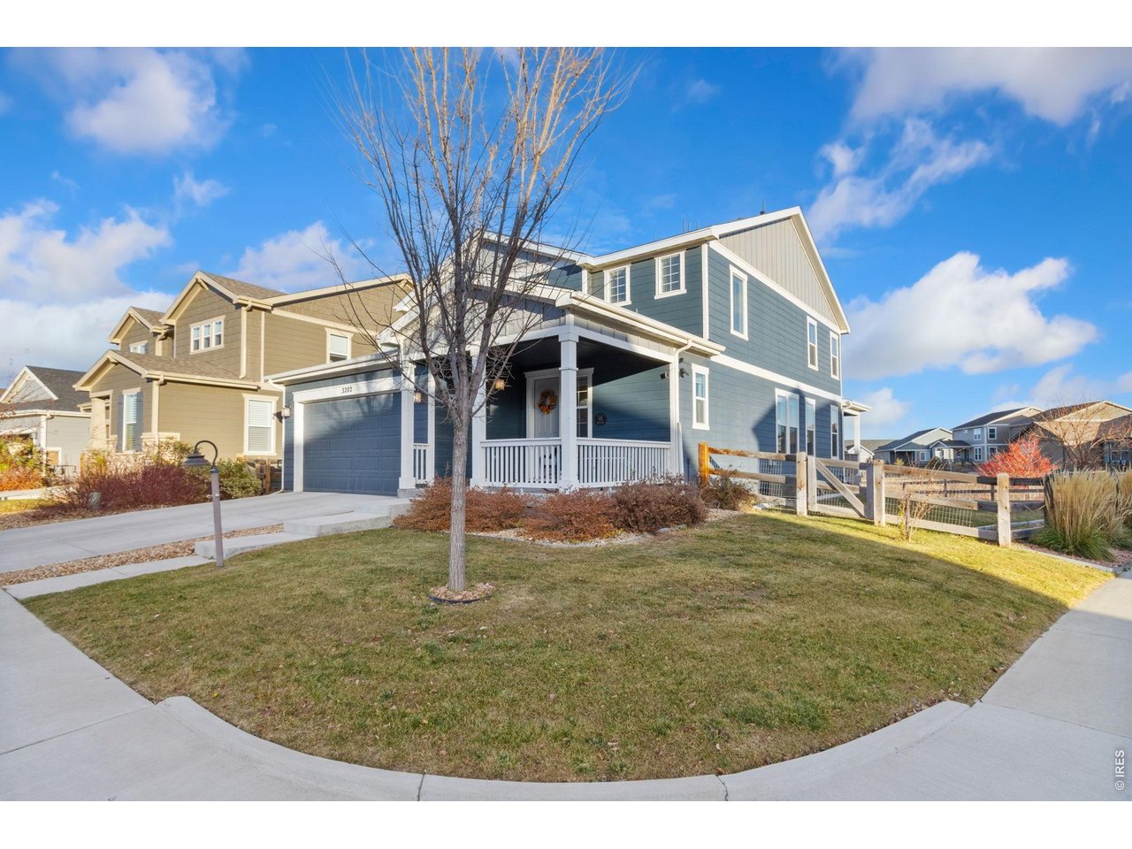 Spacious corner lot!