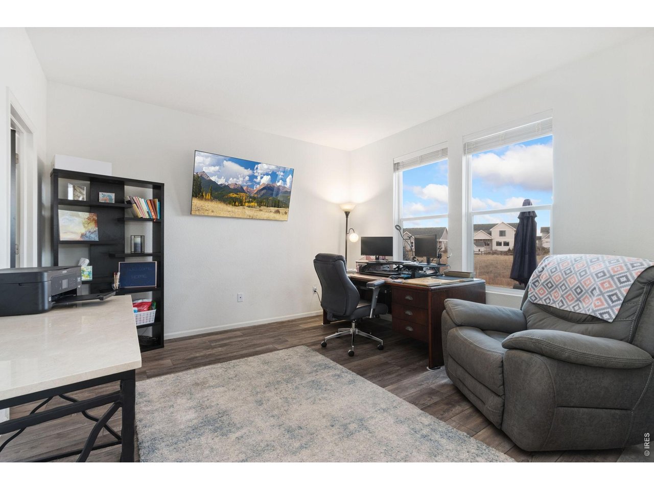 Main level office/6th bedroom with walk in closet