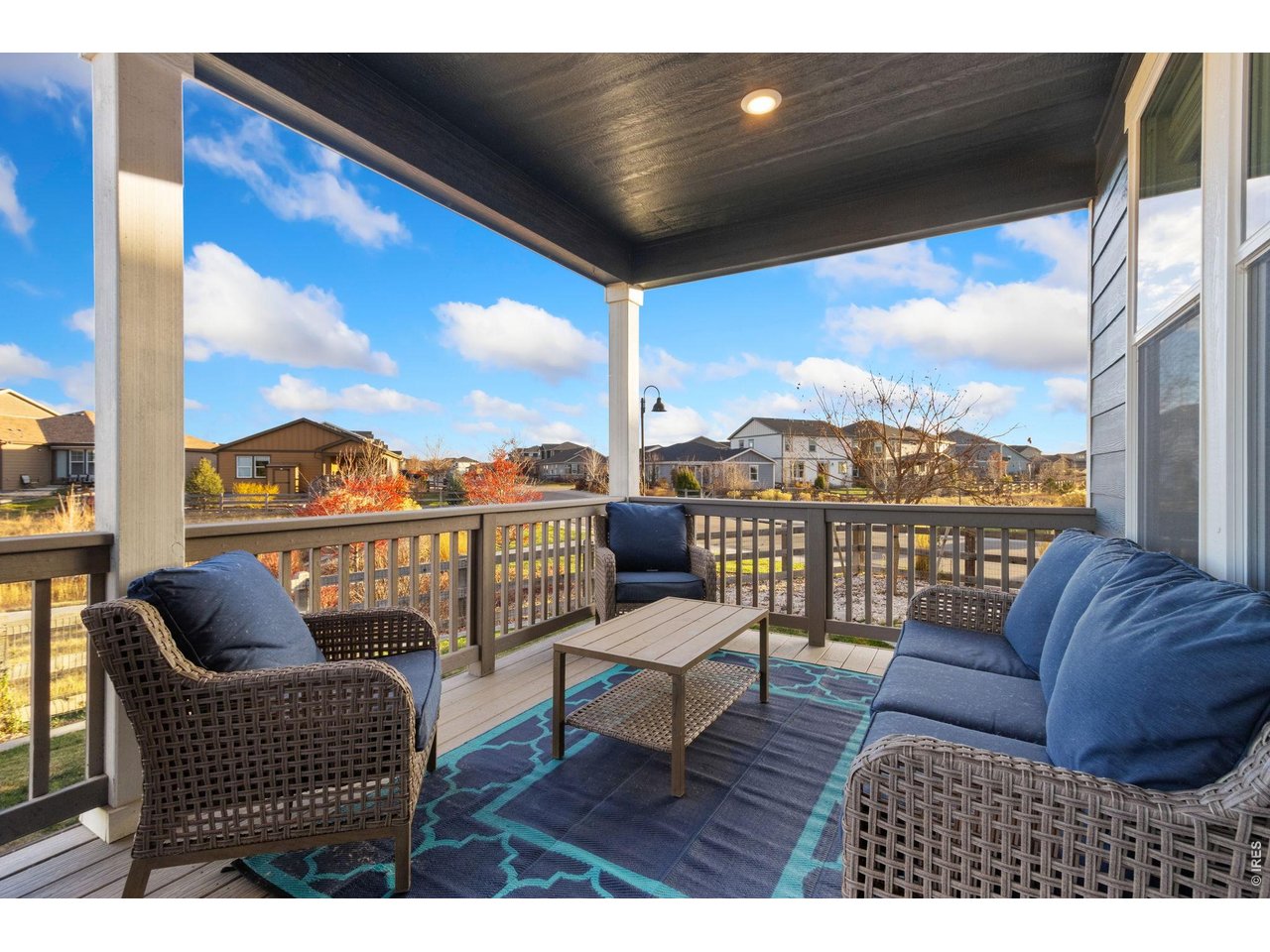 Covered Trex deck