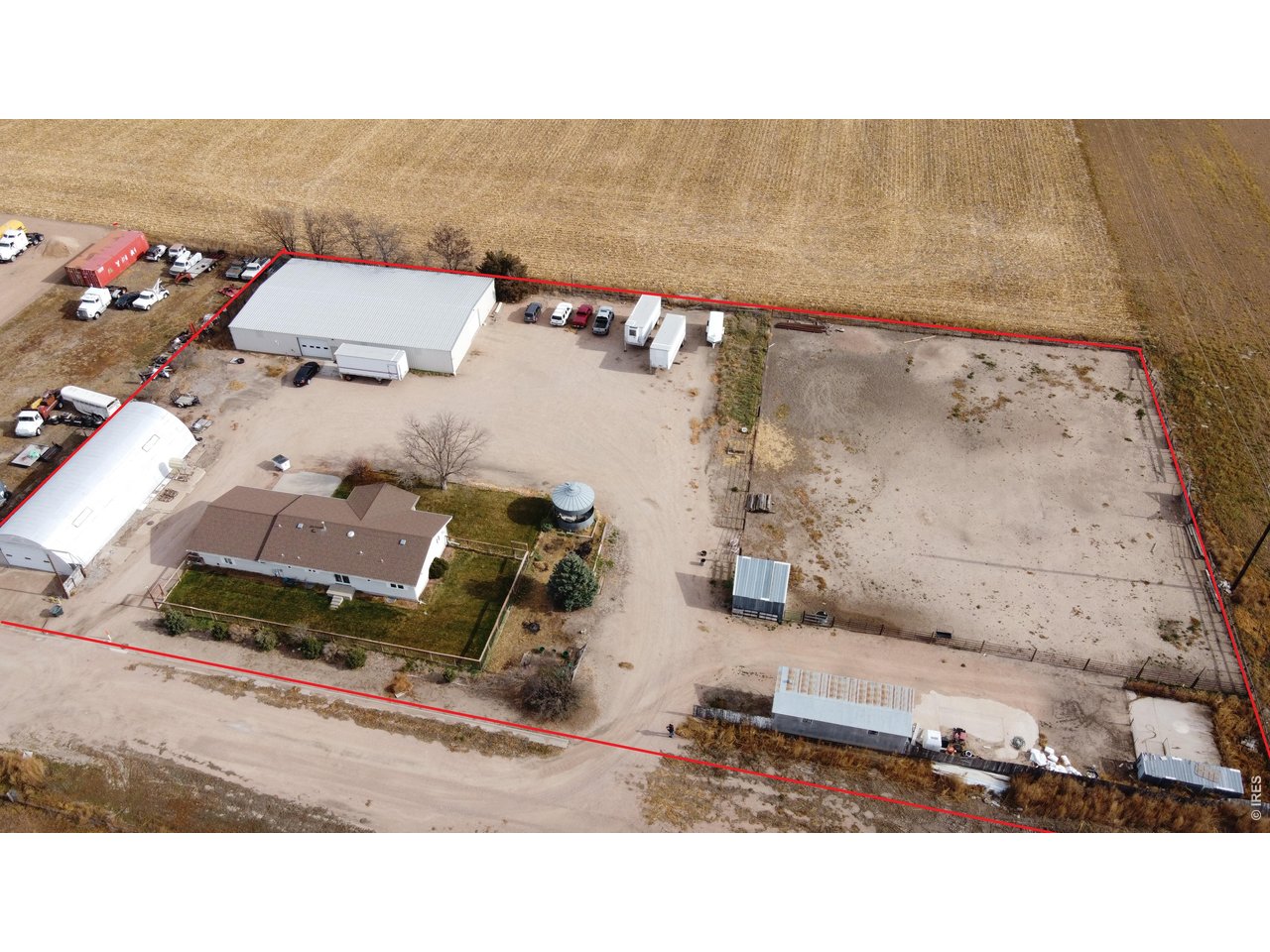 Property Photo 49 Approximate property line in red.