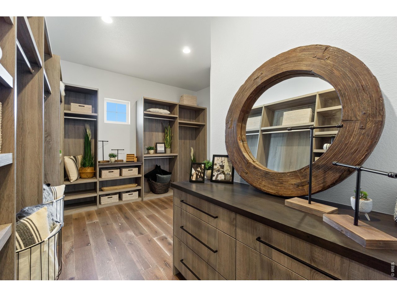Primary Closet with Custom Shelving! 