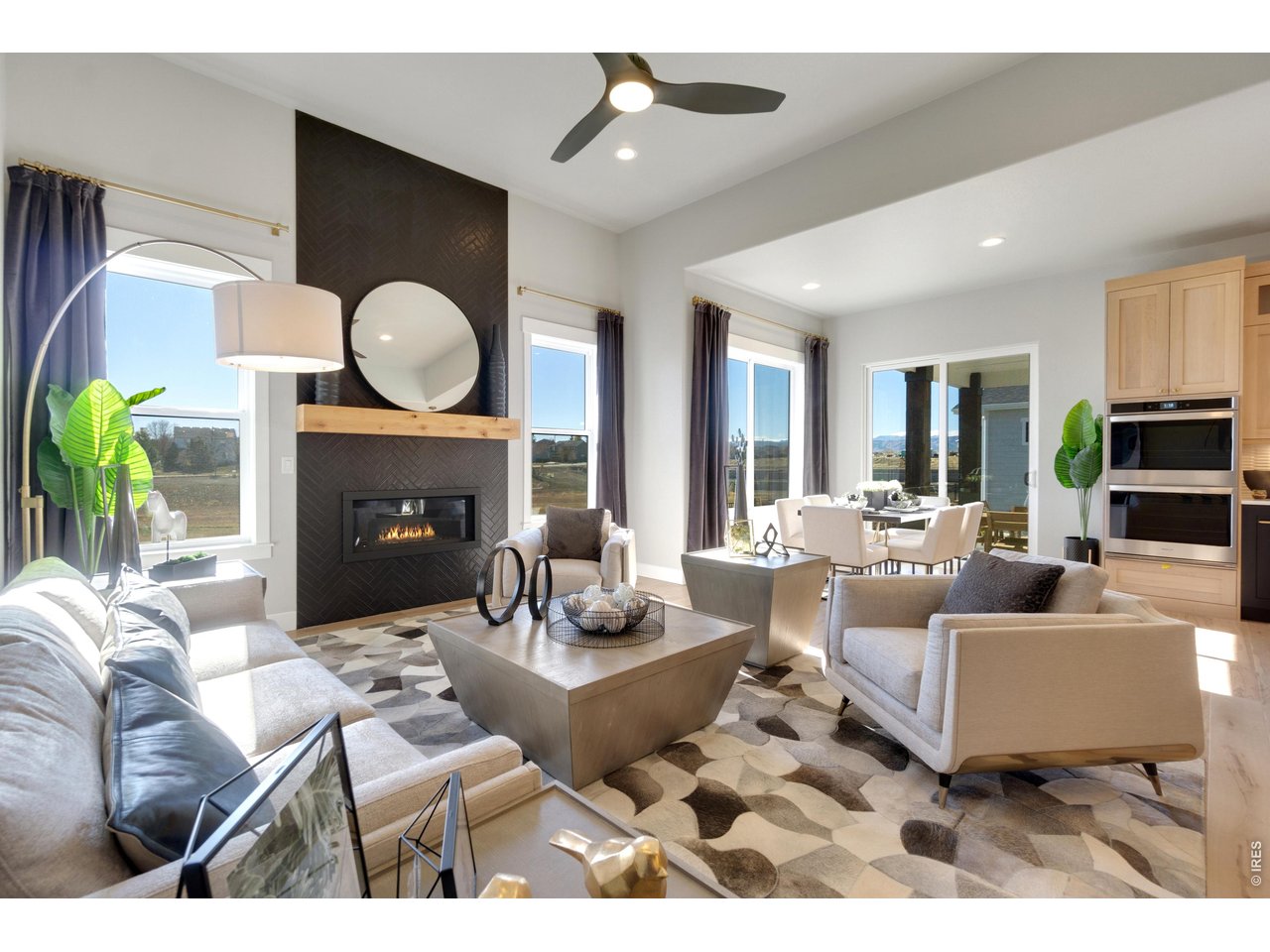 Relax by the Gas Fireplace with Tile to Ceiling!