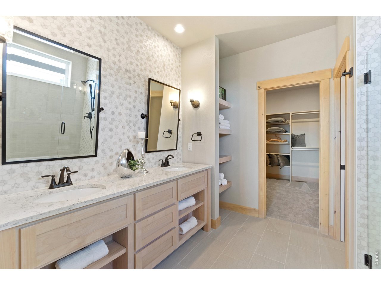 Primary Bath with Dual Sinks