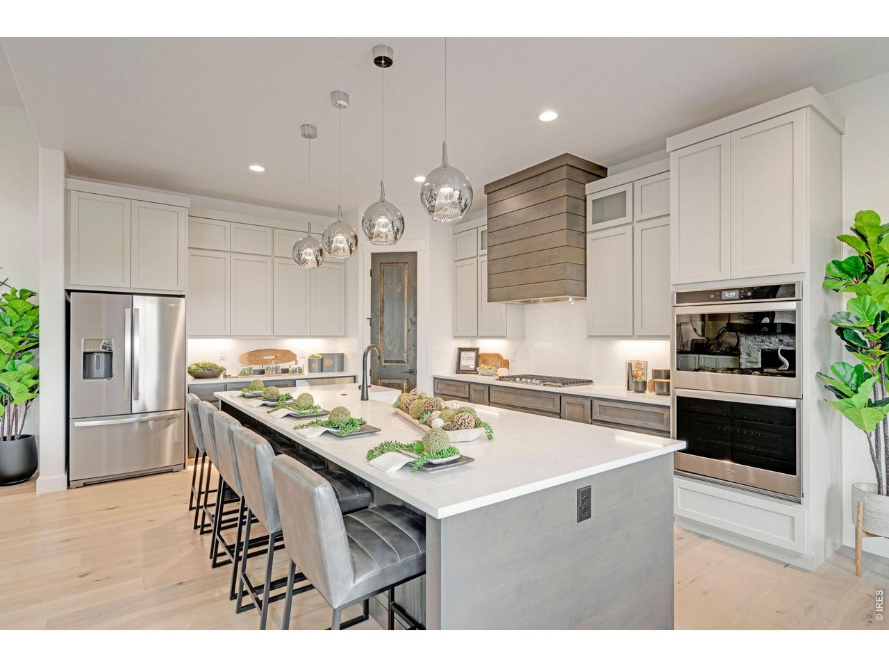 Gourmet Kitchen with Cabinets by Tharp! 