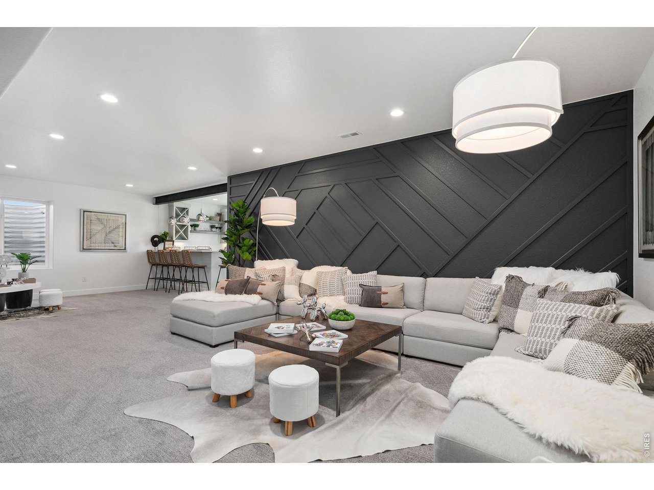 Large Basement Rec Room