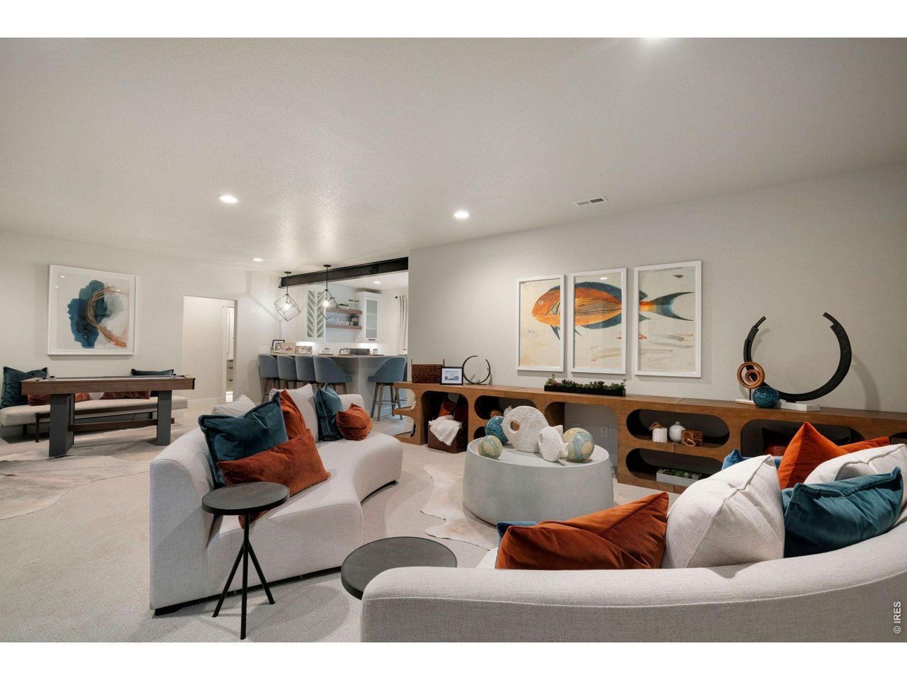 Large Rec Room in Basement