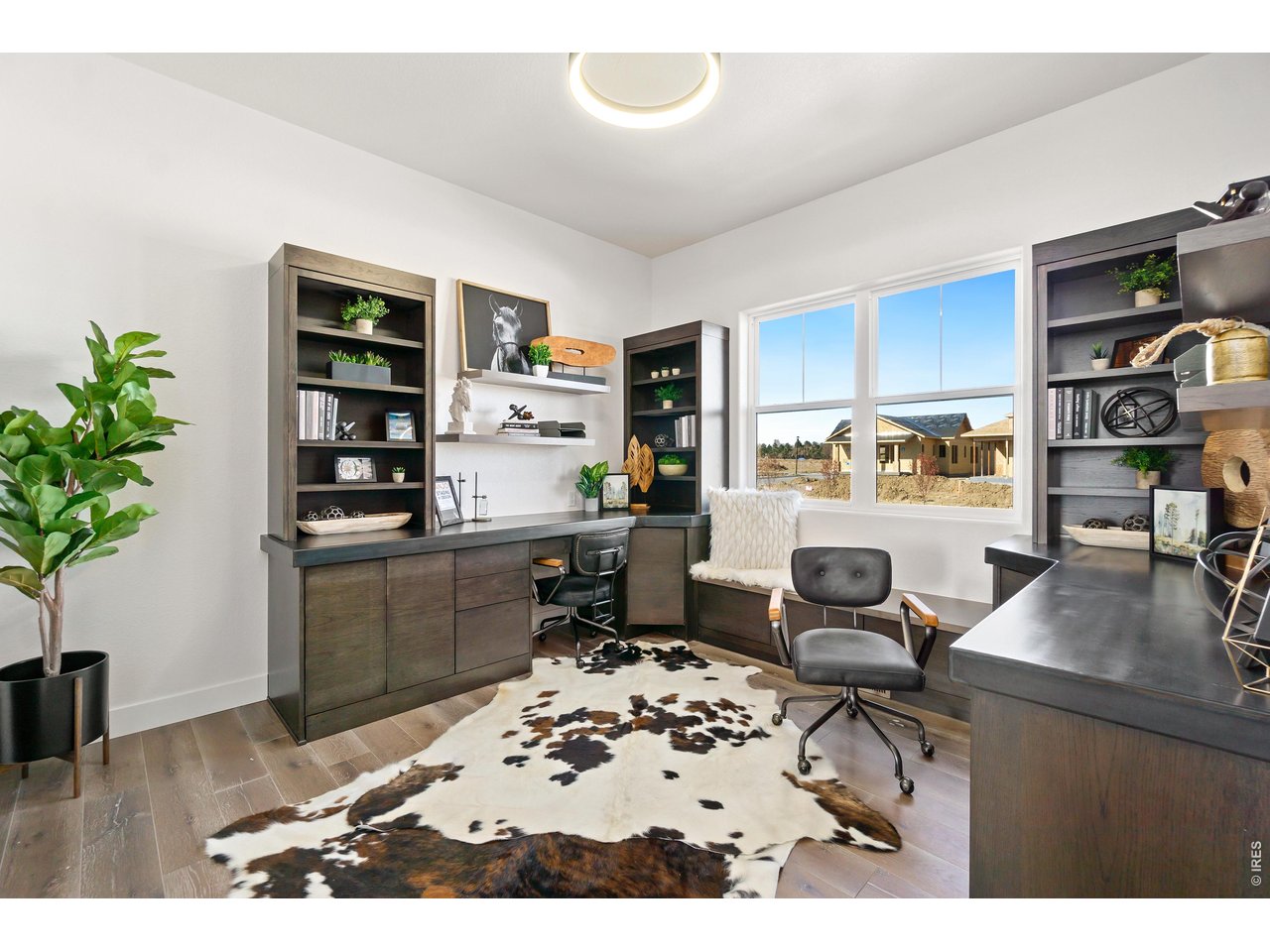 Main Floor Office with Built-ins by Tharp (or bed #3)