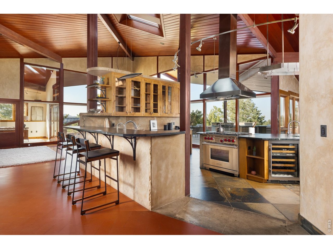 Open concept, gourmet chef's kitchen.