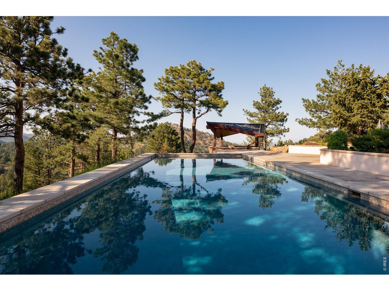 Swim all year long in this heated, saltwater pool. 
