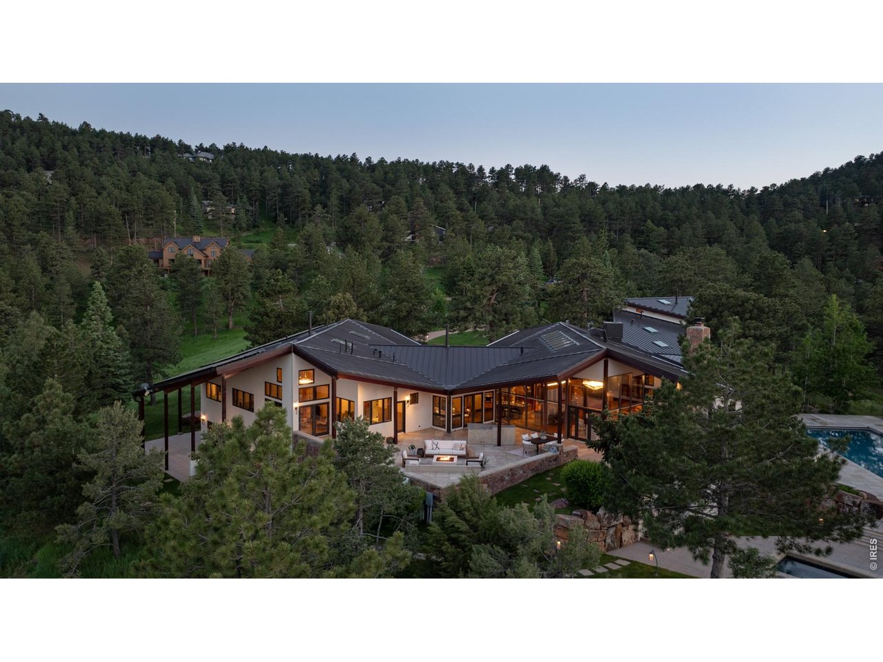 The Ponderosa Mountain Estate. One of the best lots in all of Boulder! Offering flat, gently sloping terrain, 360 views including views of Pinebrook lake! 