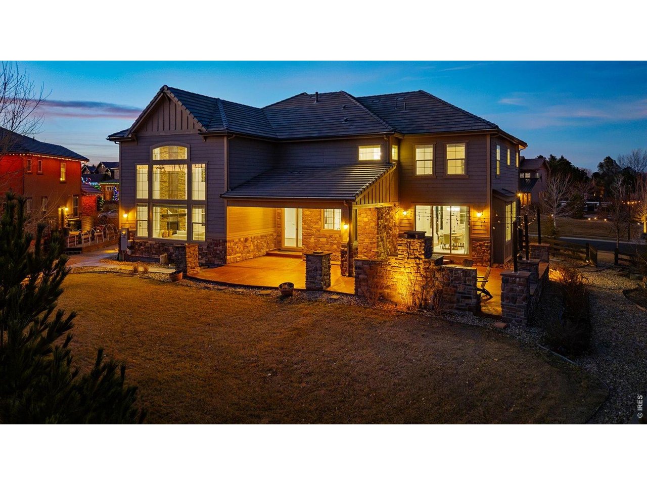 Rear patio