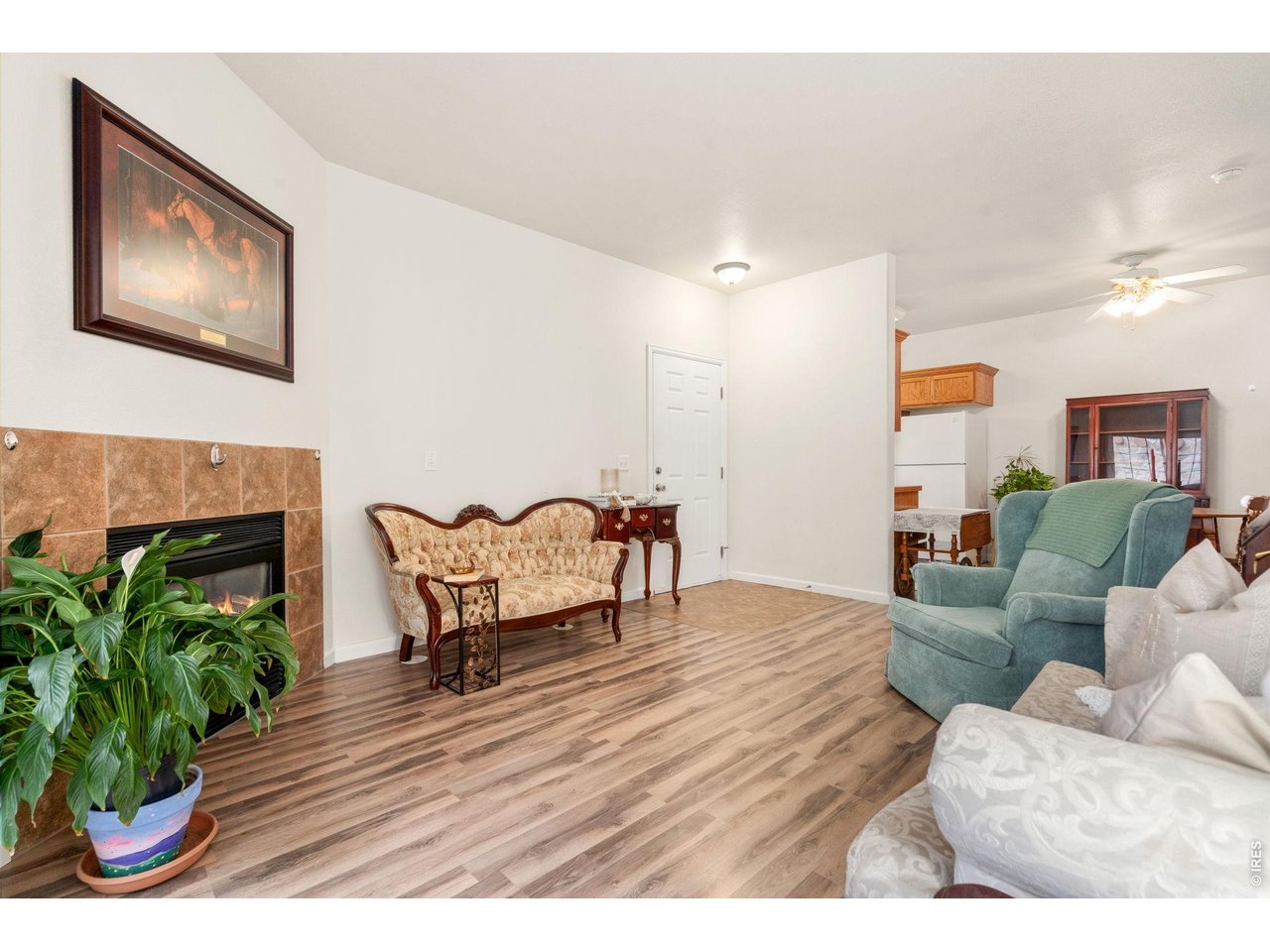 Gas fireplace adds the perfect touch for relaxing nights in.