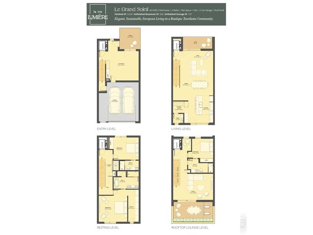 Property Photo 10 Floor Plans! 3,010 Finished SQFT with a 200 SQFT Basement and additional storage. 3 Bedrooms + office areas, lounge area, 4 Baths, Private Elevator + an Oversized fully finished attached 2 car garage - and an abundance of private outdoor living! 