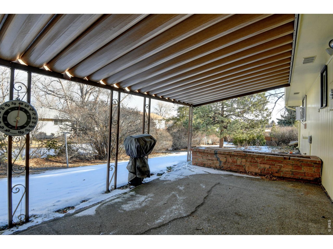 great patio to enjoy great yard