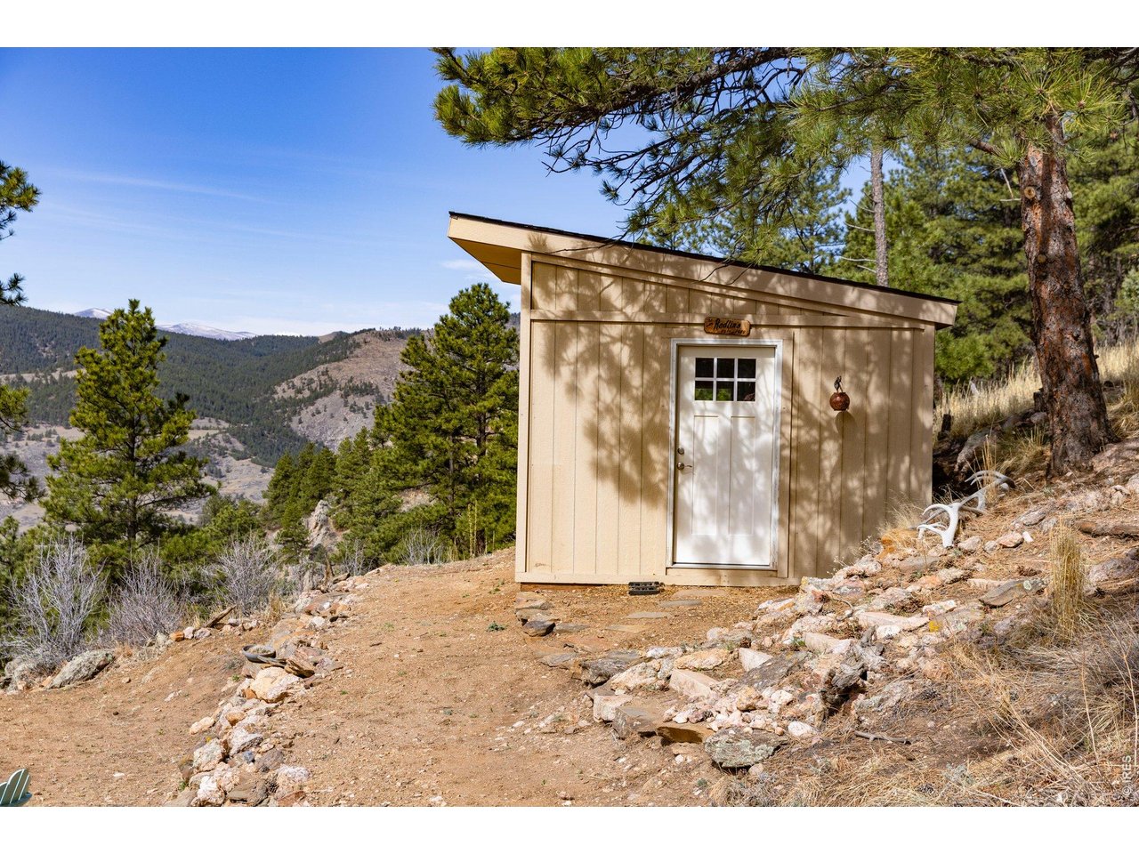They have added the shed for storage and for getting out of the weather when needed.
