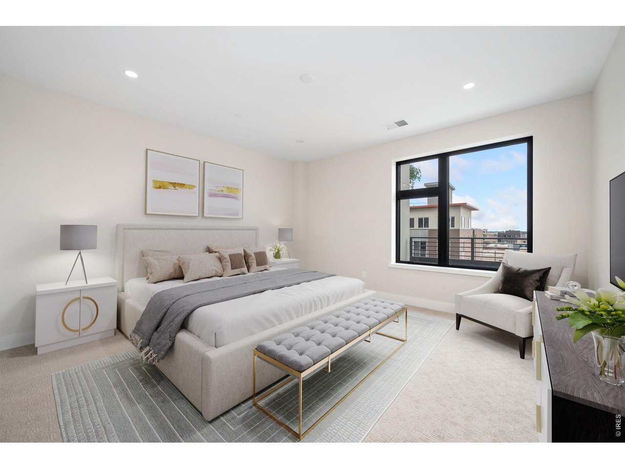 Primary bedroom with beautiful view