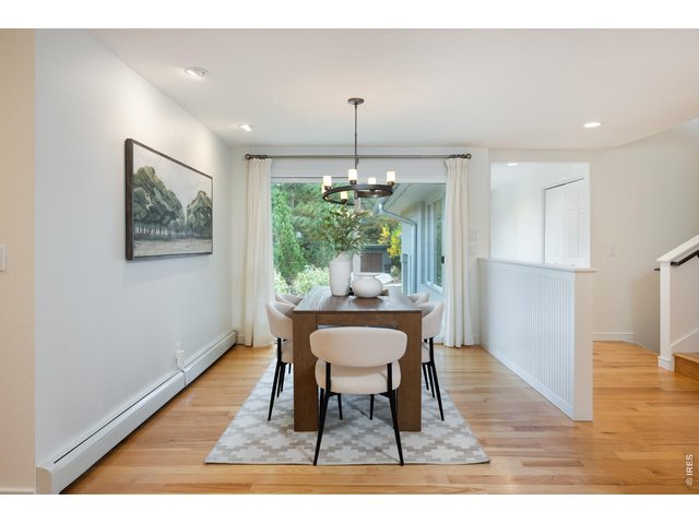 Property Photo 18 Enjoy your next gathering in the lovely dining area featuring an adjoining patio!