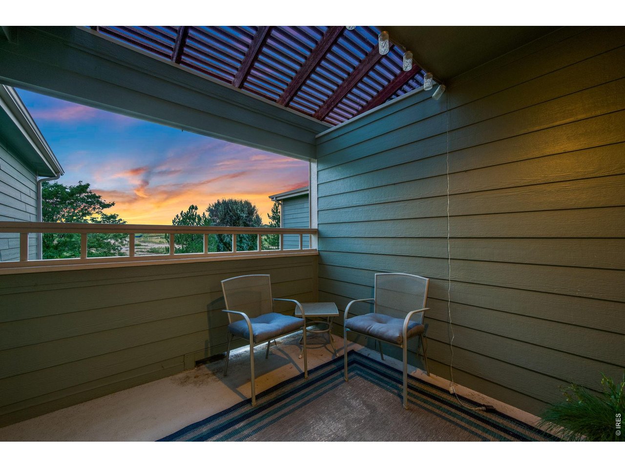 Balcony perfect for quiet evenings and sunset views.