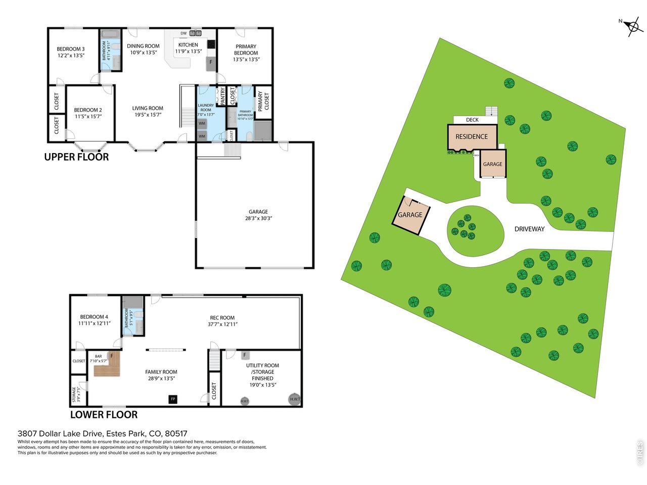 Floorplans and Site plan