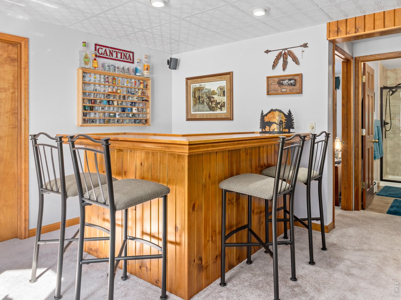 Lower level bar