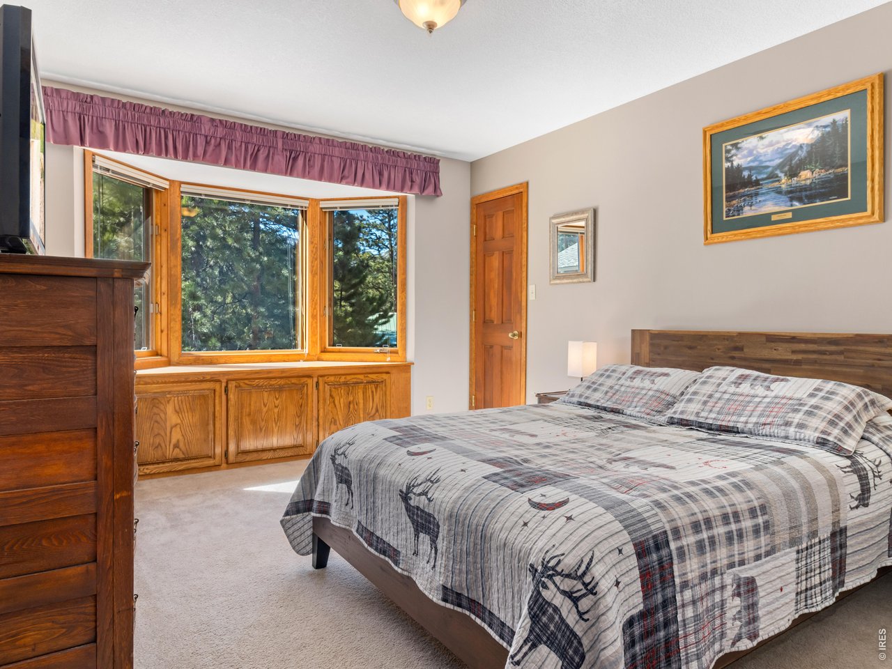 Bedroom 2 of 4, with bay window/seat