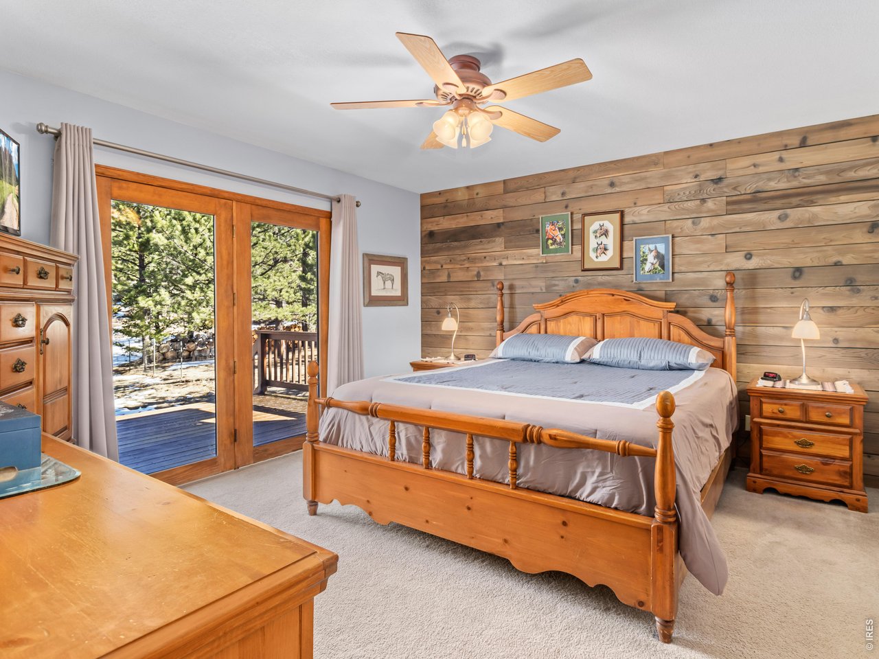 Primary suite opens to the deck