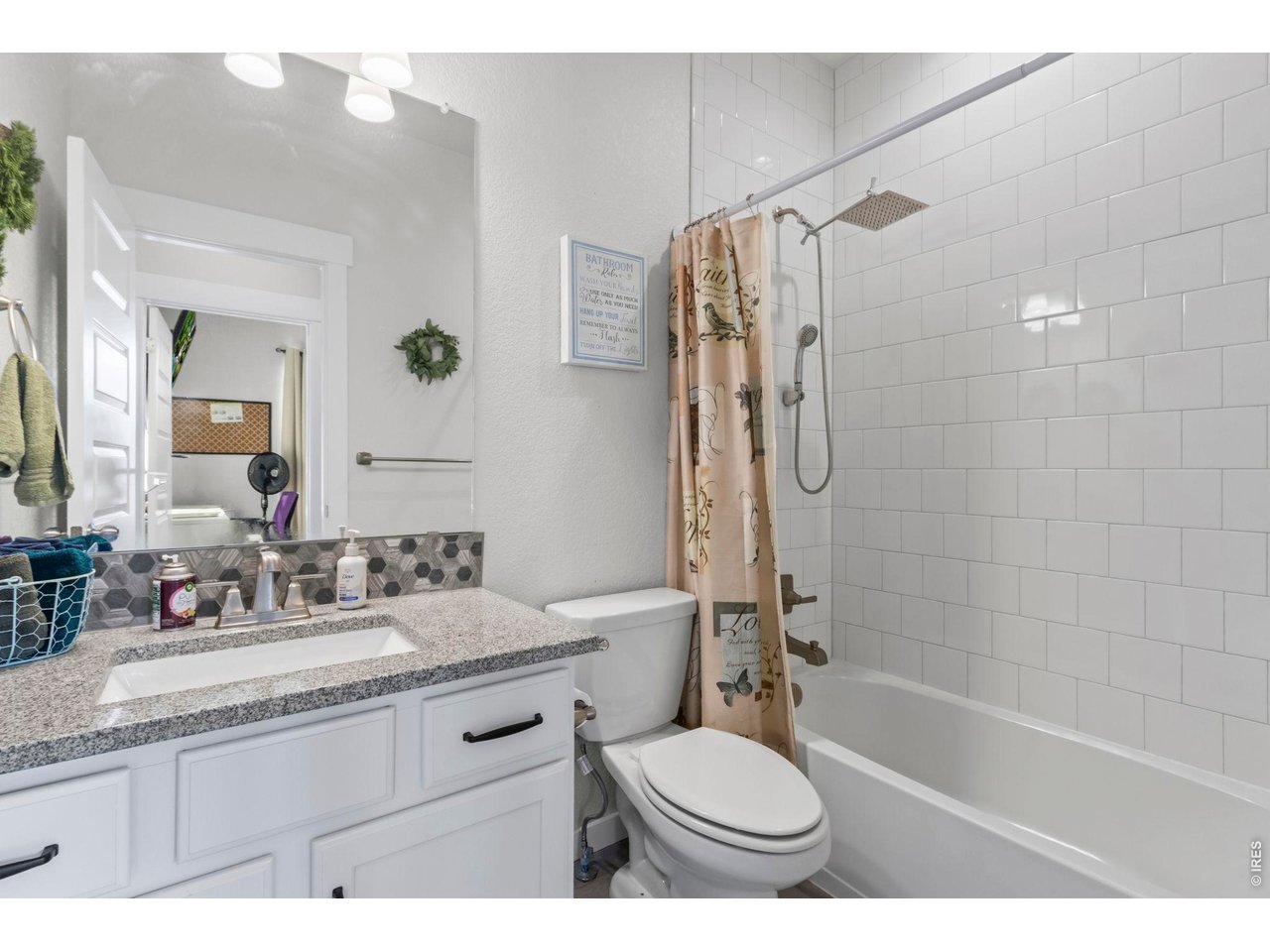 Guest bathroom on the main level