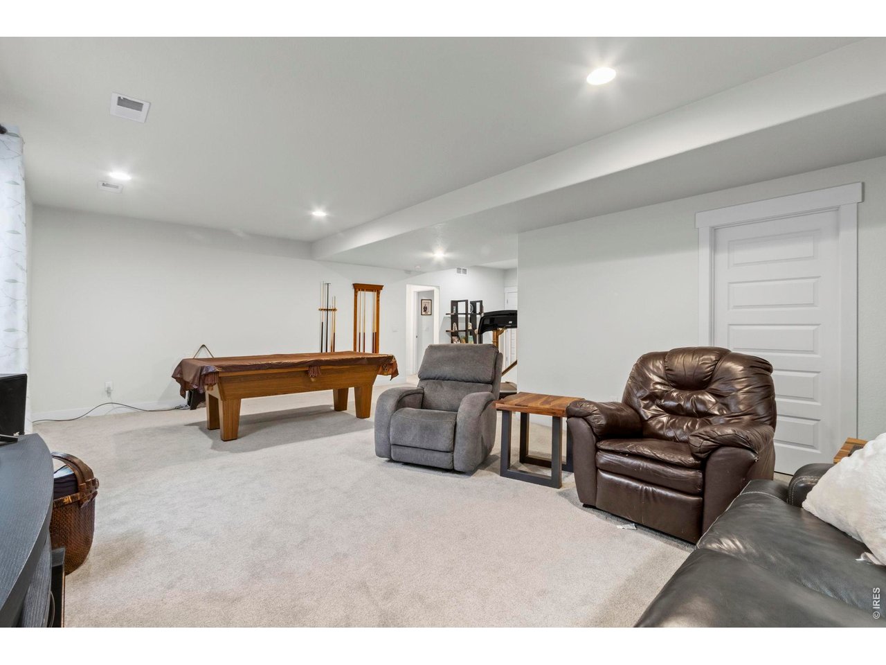 Turn the space into a theater area, home gym, rec room, a combination of both or whatever you desire.