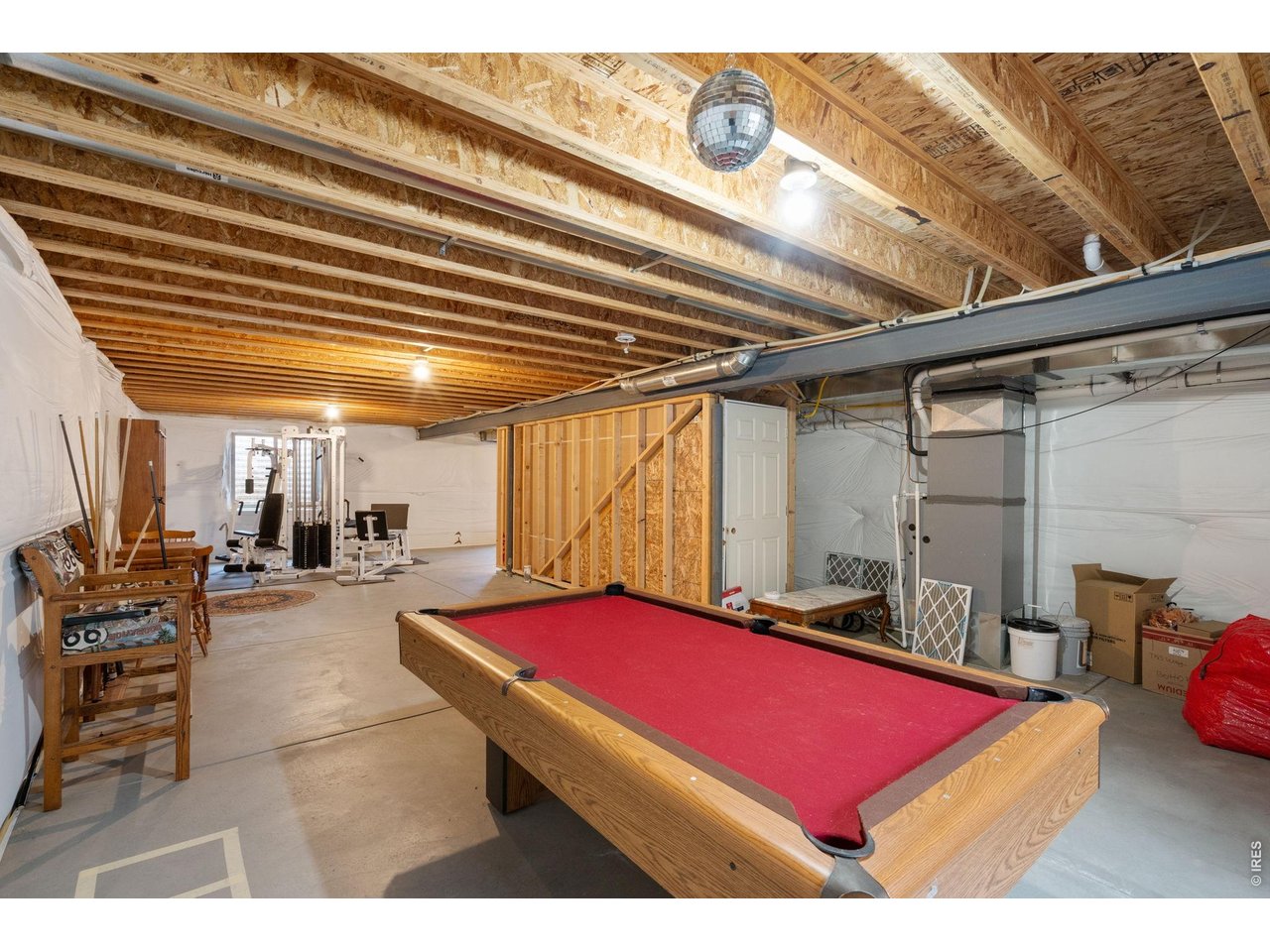 Large Unfinished Basement